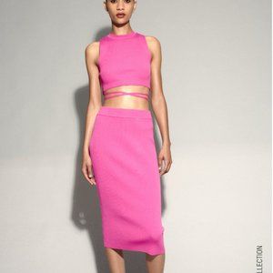 ZARA PINK MATCHING SKIRT SET